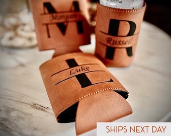 Gift Can Holder | Engraved Can Cooler | Bachelor Party Gifts | Custom Groomsmen Gifts | Groom Gift | Beer Holder