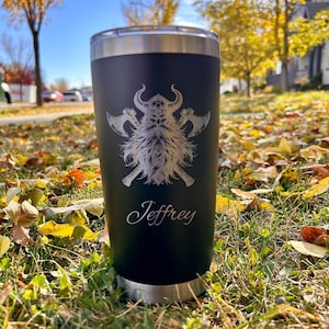Viking 20oz Engraved Tumbler – Design #29