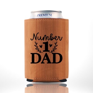 Father Can Holder 71 Dad Gift Beer Holder Dad's Saying Custom Beer Cooler Father's Day Drink Holder Pops Drink Holder image 3