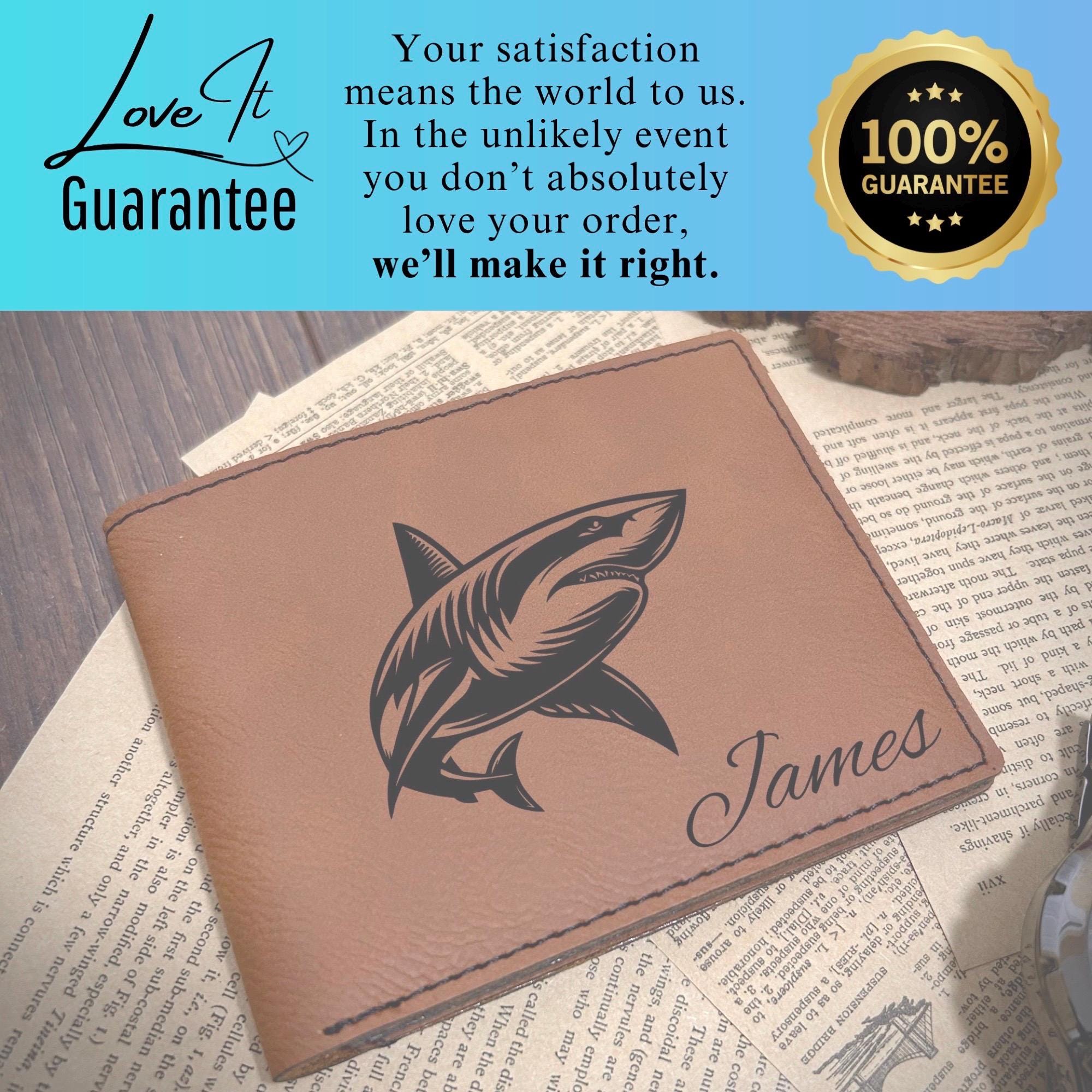Shark Leather Wallet - Etsy