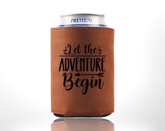 Travel Lover Can Holder #57 | Traveler Gift Beer Holder | Travel Saying Custom Beer Cooler | Adventure Lover Drink Holder