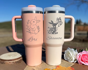 Bunny 40oz Engraved Tumbler