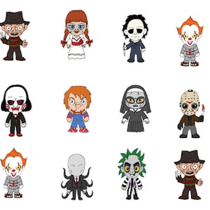 Halloween Horror Baby Villains Edible Image Toppers