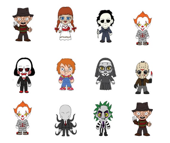 Halloween Horror Baby Villains Edible Image Toppers