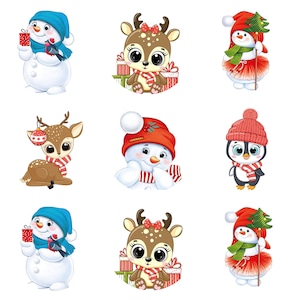 Merry Christmas Santa Claus Edible Image toppers