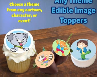 Any theme. Custom edible Images.