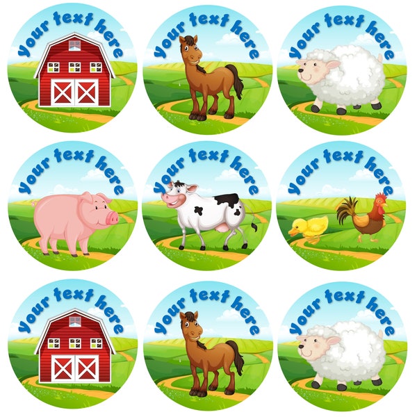 Farm Animals Edible Image Toppers