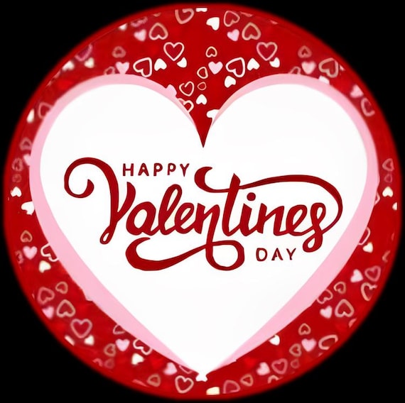 Valentines Love Hearts Edible Image Toppers - Etsy