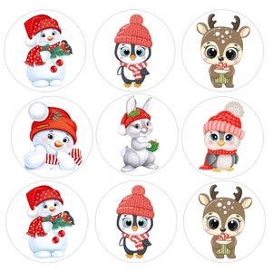 Merry Christmas Santa Claus Edible Image toppers