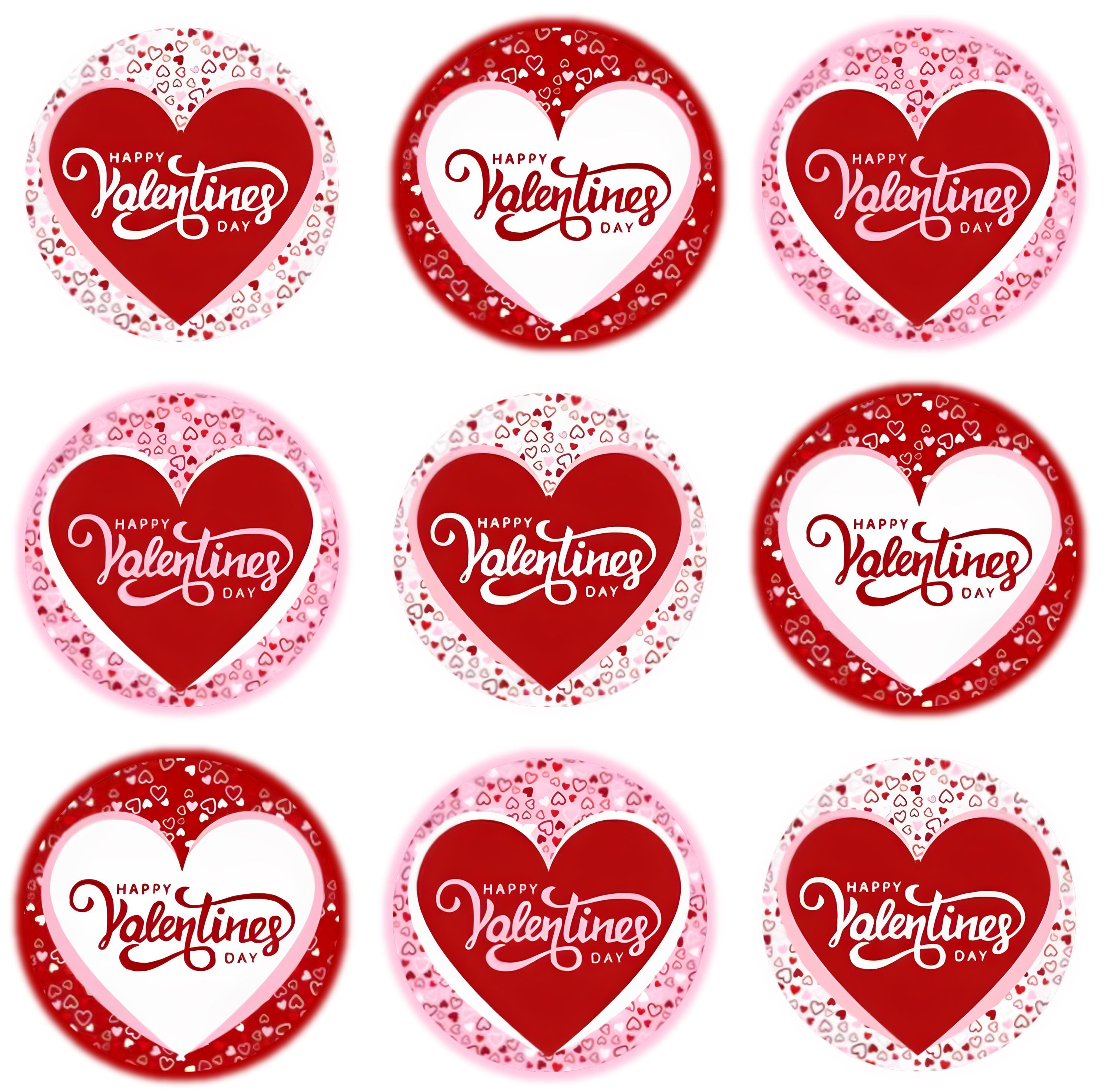 Valentines Love Hearts Edible Image Toppers - Etsy