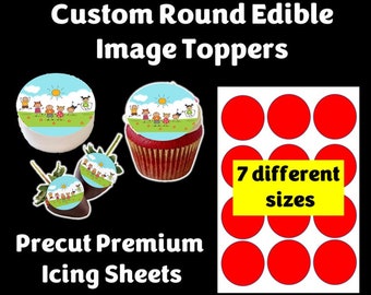 Custom edible Stickers.