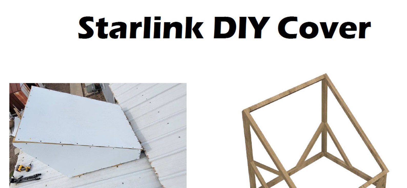 Starlink DIY Cover Plans, Hail Protection for Starlink Plans Etsy