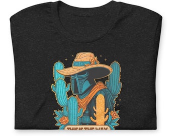 T-shirt Boba Fett Coyote, T-shirt Chasseur de primes du désert