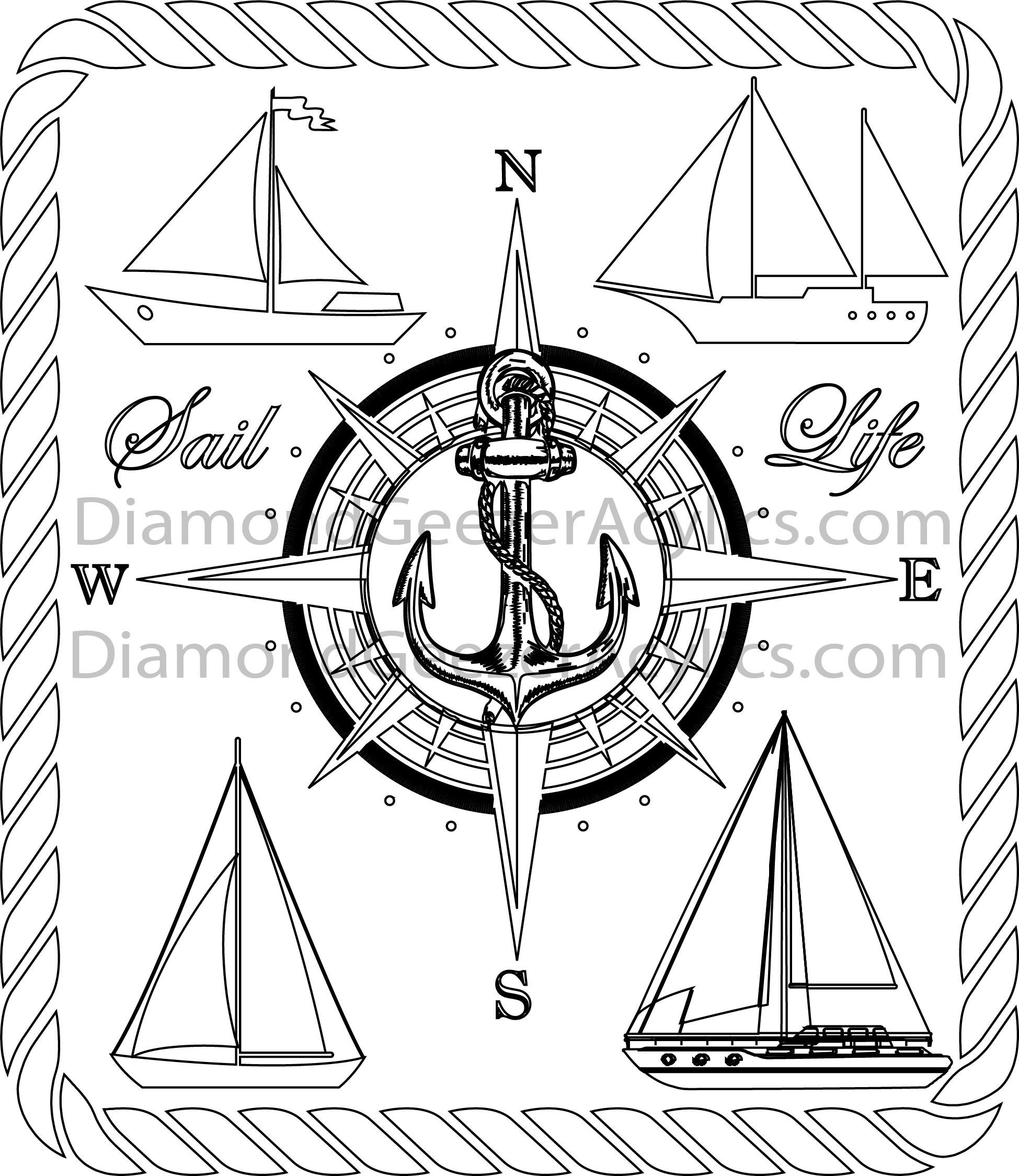 Sail Life Sailing Sail Boats Wind Power Nautical Laser Etsy