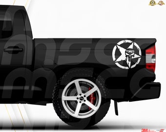 Toyota TRD Skull Star Vinyl Decal for Tundra Tacoma Racing 4x4 Sport