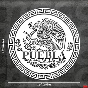 Coat of Arms of Mexico + Mexico states Decal Sticker Mexican Eagle Car Sticker Estados Unidos Mexicanos + Estados de Mexico