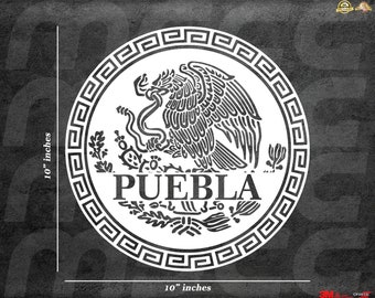 Coat of Arms of Mexico + Mexico states Decal Sticker Mexican Eagle Car Sticker Estados Unidos Mexicanos + Estados de Mexico
