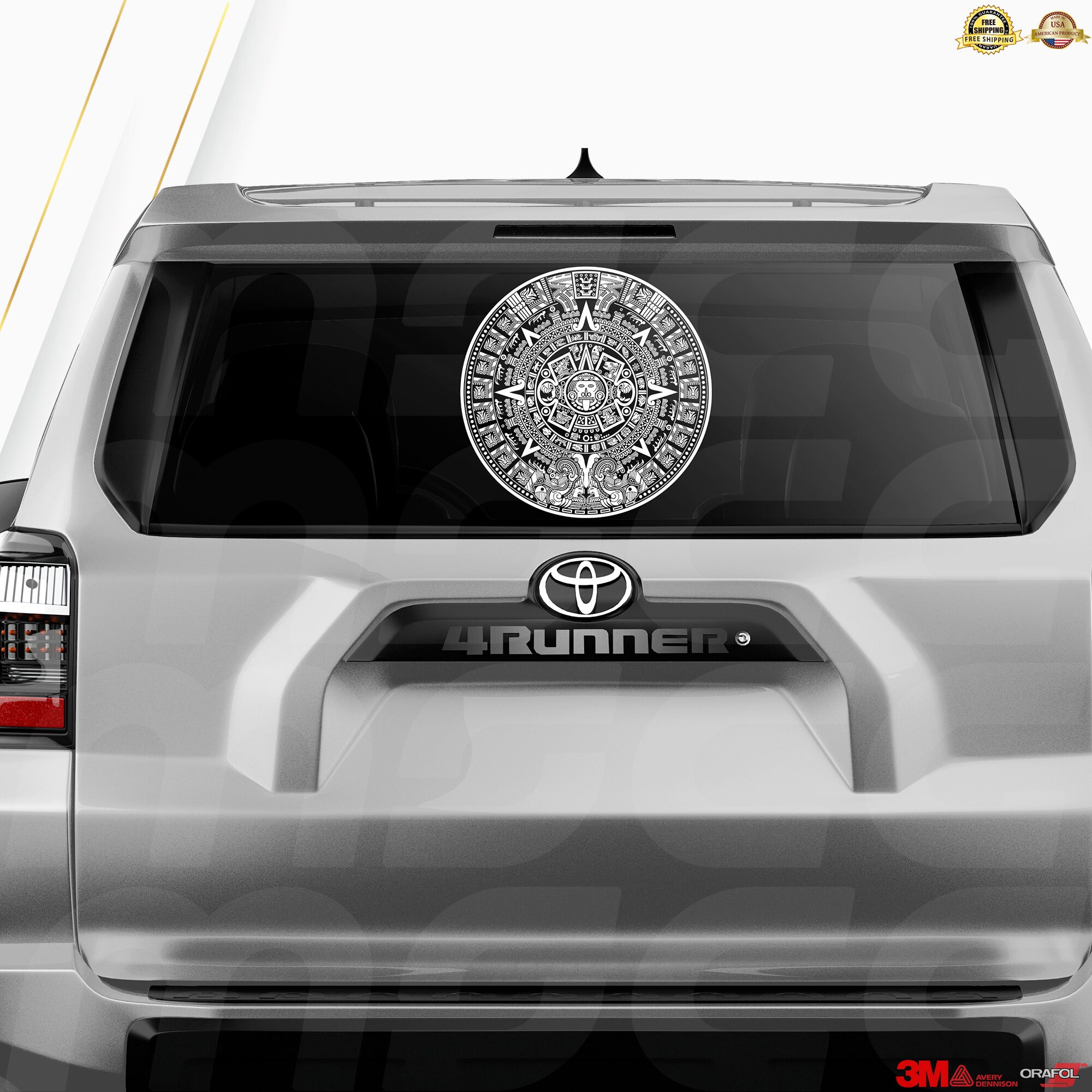 Aztec Calendar Decal Ancient Art for Modern Rides Revamp Your Vehicle's ...