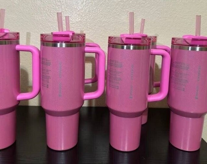 STANLEY X STARBUCKS Exclusive 2024 Winter Pink 40oz Tumbler Etsy