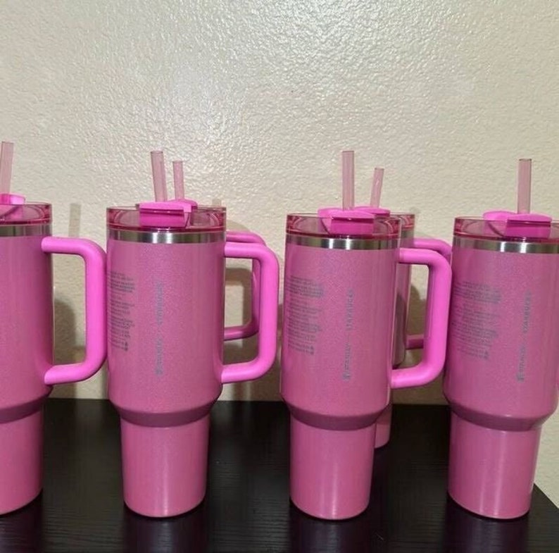 STANLEY x STARBUCKS Exklusiver 2025 Winter Pink 40oz Becher Etsy.de