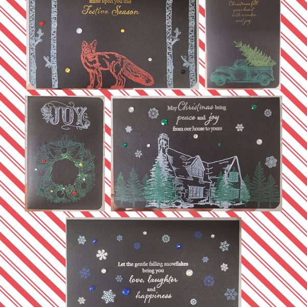 Hand-made Christmas cards