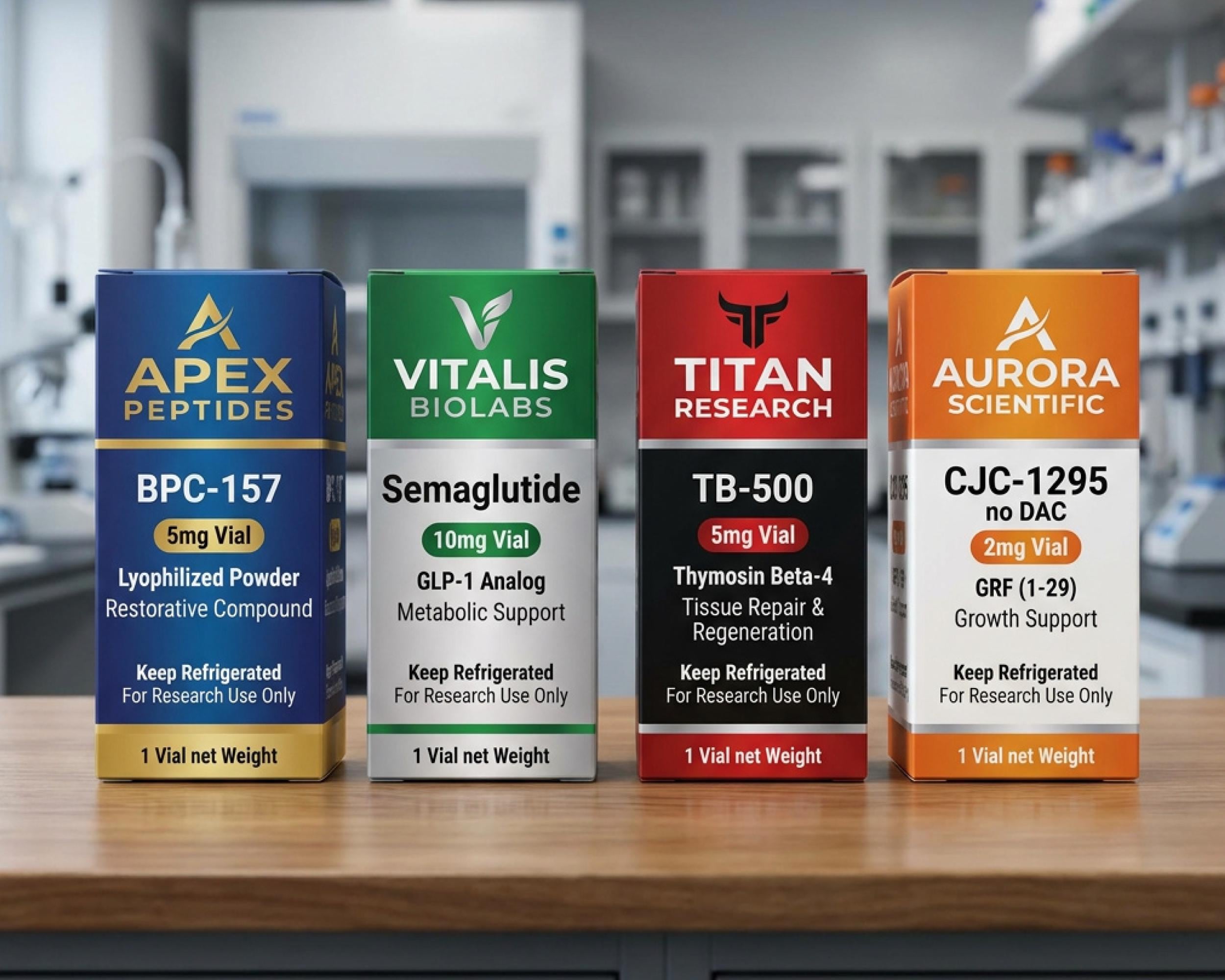 Custom Printed Peptide Vial Boxes