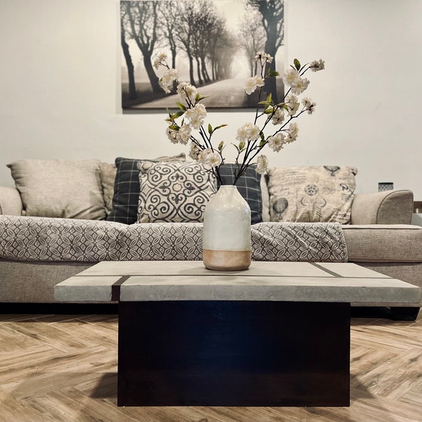 Concrete Coffee Table Etsy