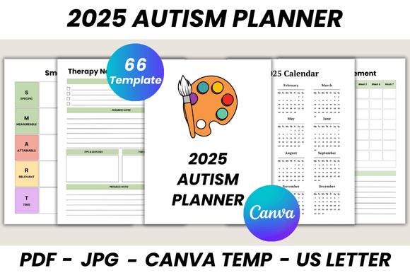 2025 Autism Planner & Printables