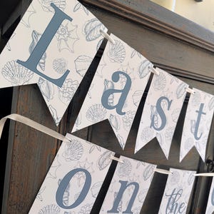 Last Toast on the Coast Bachelorette Banner, Coastal Bachelorette Party Banner, Coastal Cowgirl Party Decorations, Coastal Bridal Shower