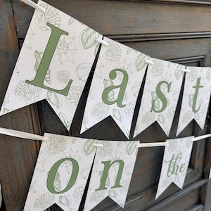 Last Toast on the Coast Bachelorette Banner, Coastal Bachelorette Party Banner, Coastal Cowgirl Party Decorations, Coastal Bridal Shower