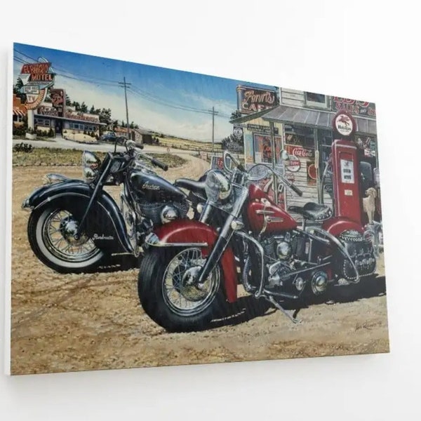 Motorcycle Painting by the Numbers Etsy