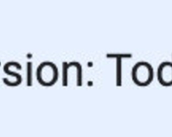 May include: Text that reads "Restored version: Today, 3:59 PM"