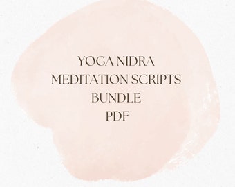 Paquete de guiones de meditación de Yoga Nidra