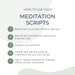 Springtime Relaxation Meditation Script PDF - Etsy