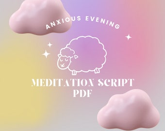 Anxious Evening Meditation Script PDF