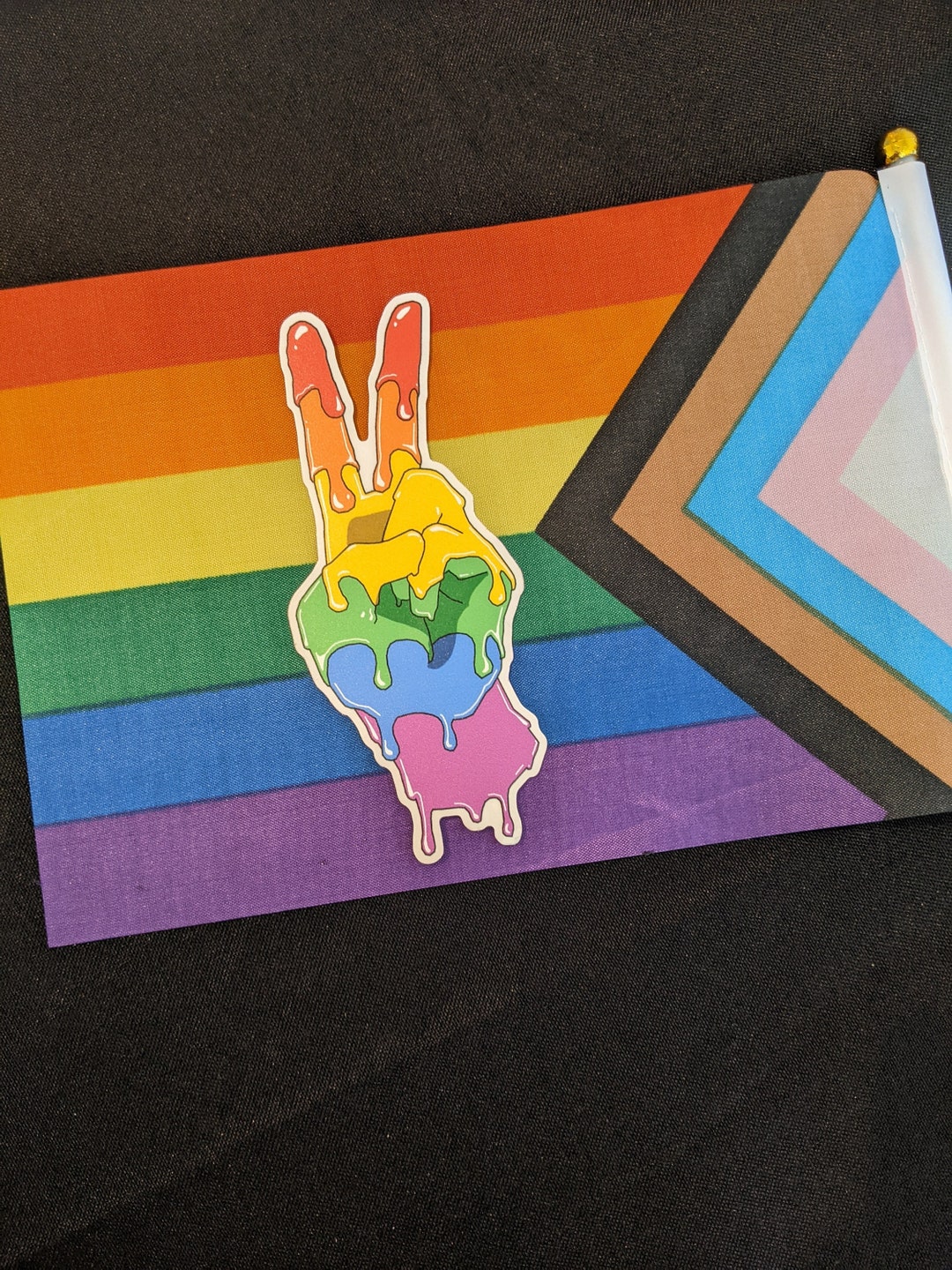 Gay Sticker Rainbow Pride Flag Sticker LGBTQIA Be Gay Do Crime LGBT Sticker Etsy