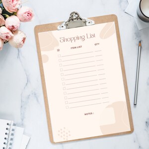Monthly Grocery List for Food Journal Grocery List to Keep Your Meal Planner And Food Journal Intact, Food Shopping List To Make Planner