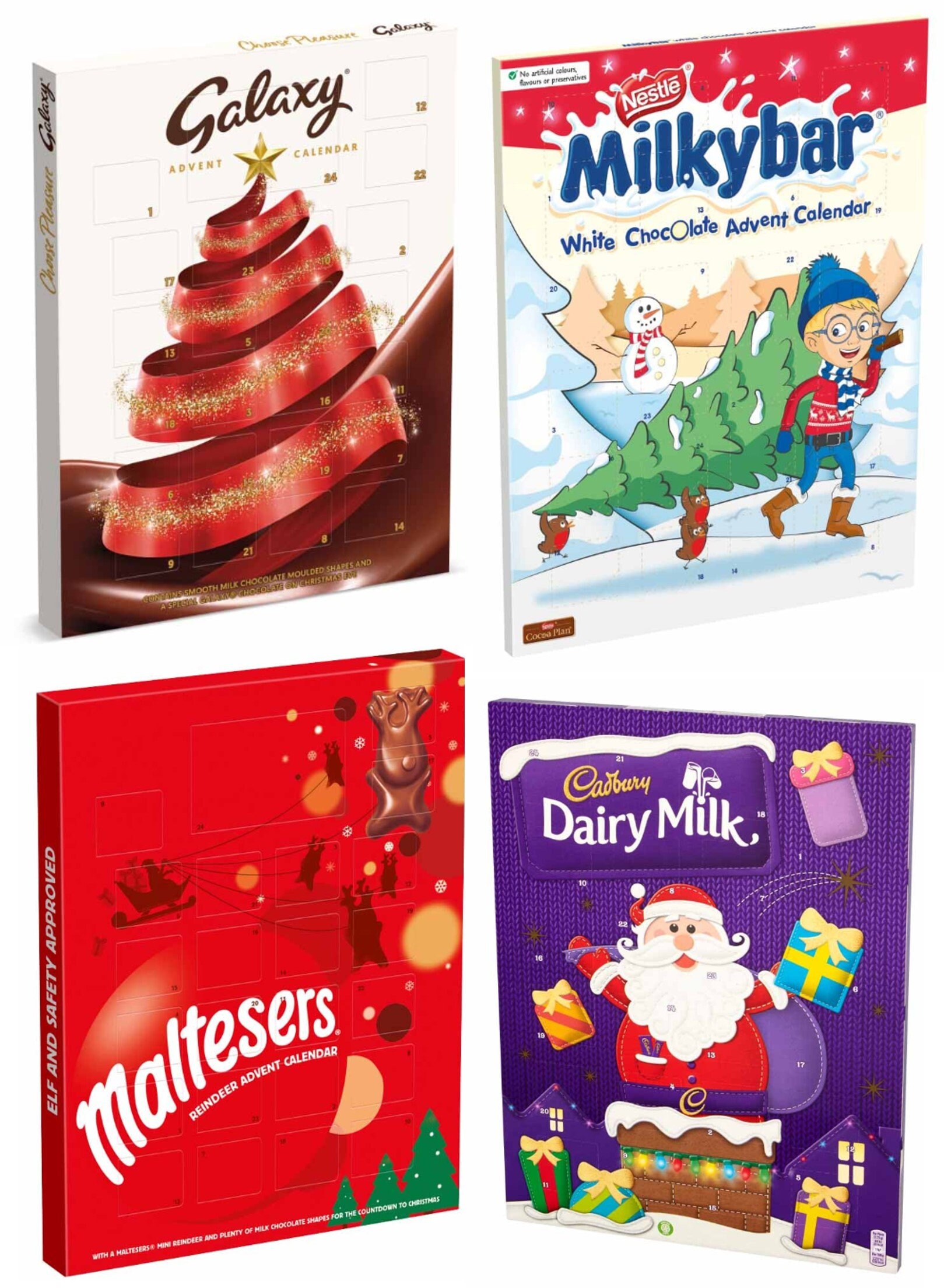 Christmas Chocolate Advent Calendar 2022 Cadbury Dairy Milk - Etsy