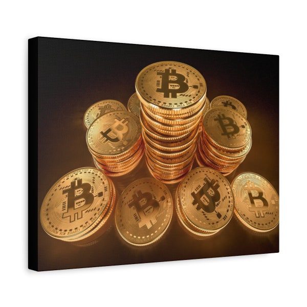 Bitcoin Wall Canvas | Wall Art Home Decoration | Bitcoin Canvas Print | Bitcoin Wall Art | Bitcoin Print|