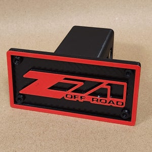 Chevy Z71 Trailer 2 inch Hitch Cover (5 Colors Available) - Please Read Description