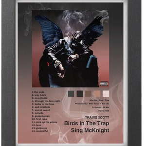 Birds In The Trap Album Cover Print