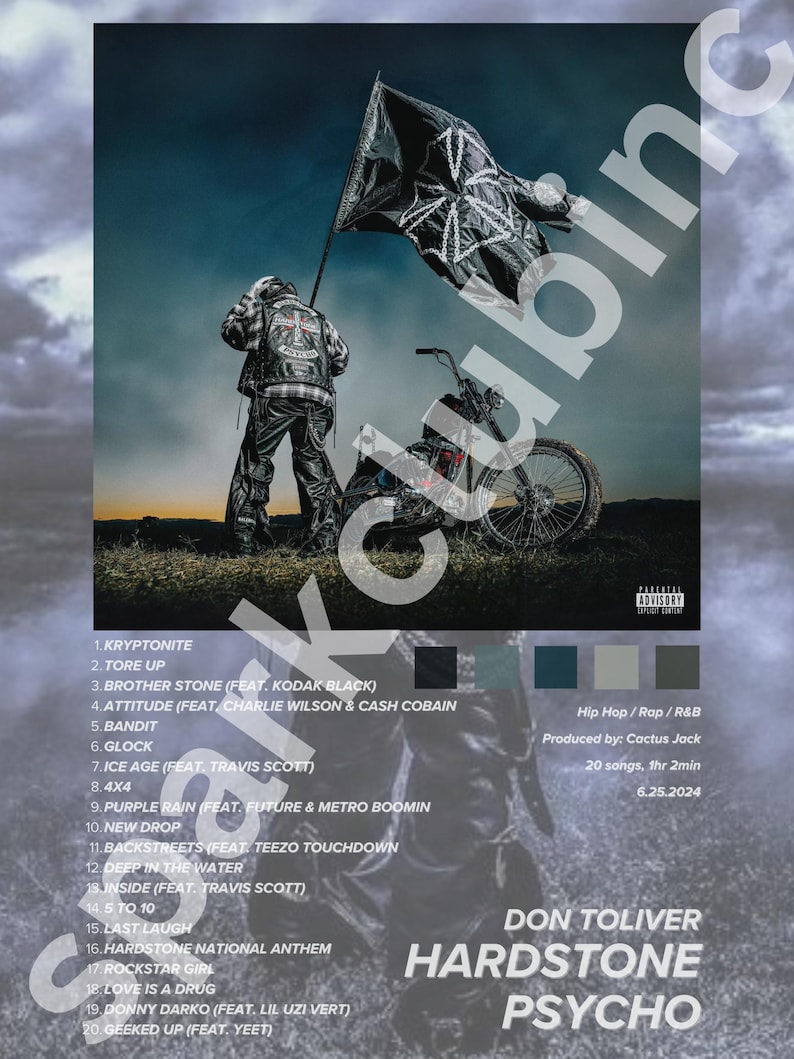 hardstone-psycho-don-toliver-album-cover-print-etsy