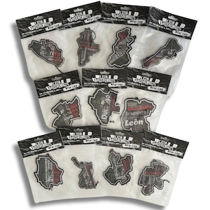 5 pcs Mapitas de Mexico Air Freshener, New Car scent, aromatizante auto, estados de México, figura de estados