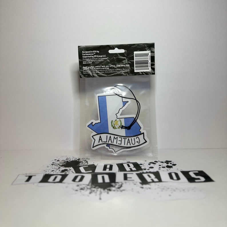 4 pcs Guatemala Air Freshener Black Ice Scent, Aromarizante para auto image 3