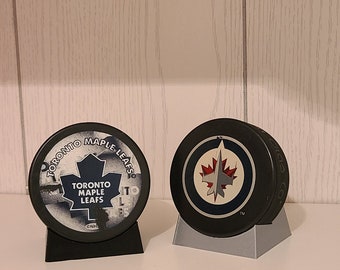 Hockey Puck Trophy Display Stand Minimalist