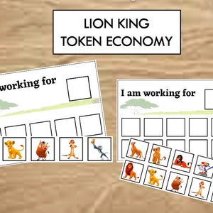 König der Löwen - Token Economy Brett