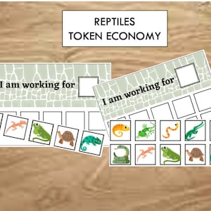 Reptiles - Token Economy Board