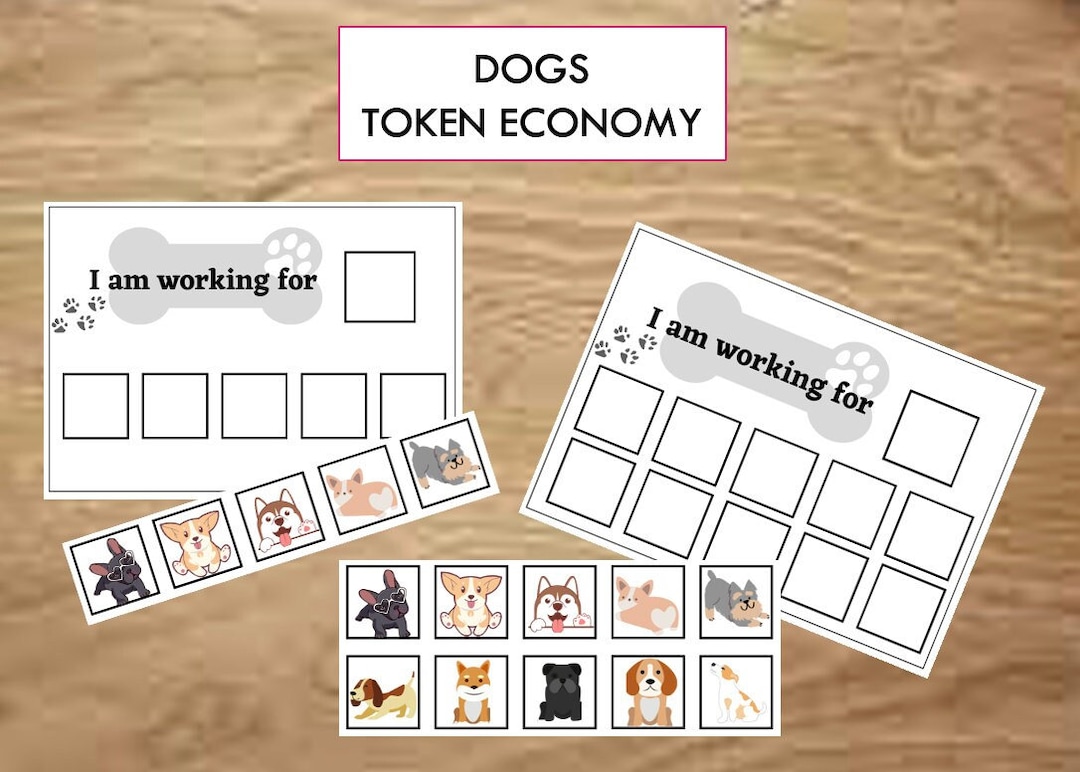 Dogs Token Economy Board Etsy