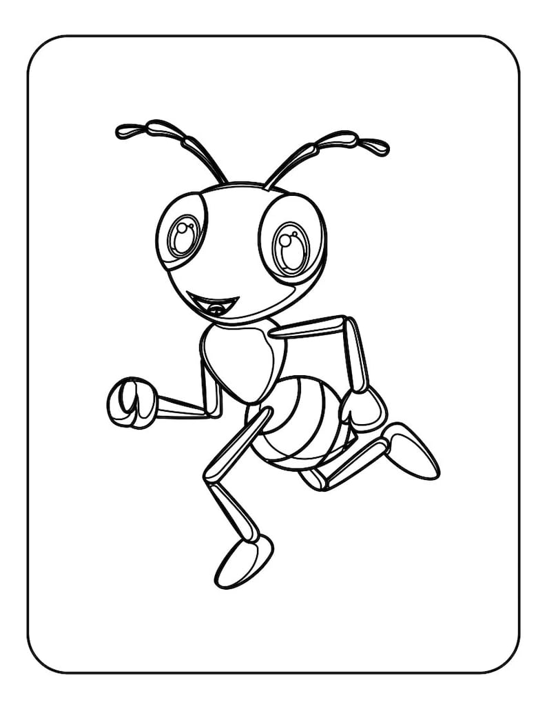 Ants Coloring Pages (20 Total) *digital File - Etsy