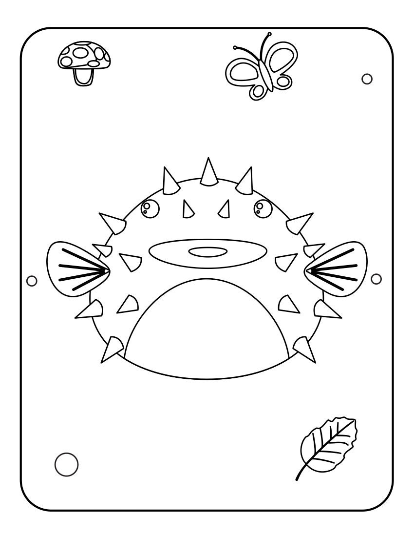 Animals in Nature Coloring Pages (20 Total) *digital File - Etsy